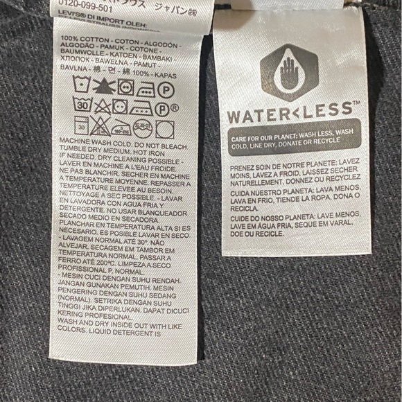 MTv Upstyled LEVIs Denim Jacket with Embroidery Accented Patch - One of A Kind - Picture 17 of 17